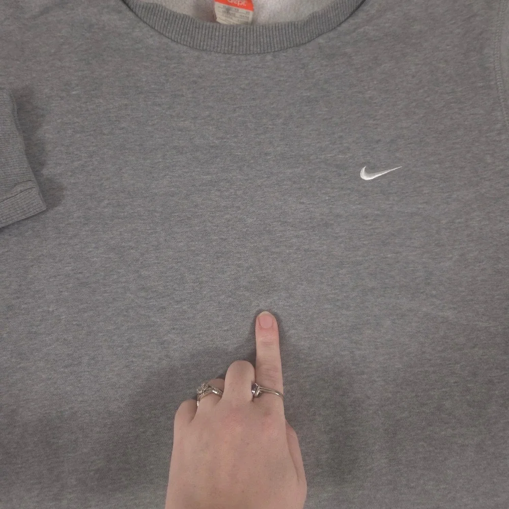VINTAGE Nike Sweatshirt Mens XL Center Swoosh Fleece Crewneck Embroidered 00s